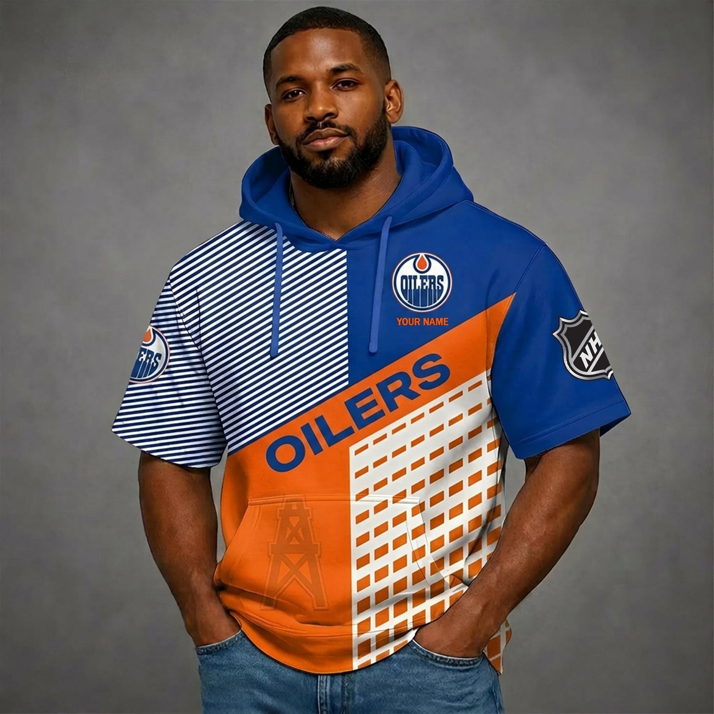 PREMIUM NHL X EO Short Sleeve Hoodie SHIRT FOR SUMMER HOLIDAY V3 NDT NHM 180526