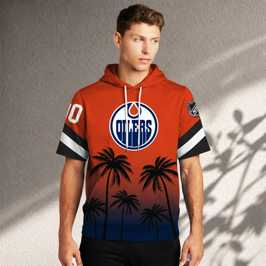 PREMIUM NHL X EO Short Sleeve Hoodie T-Shirt FOR SUMMER HOLIDAY NDT VHM 160526