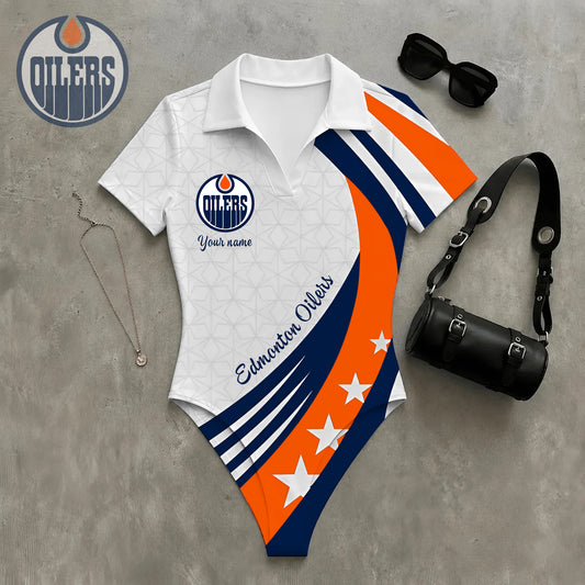 PREMIUM NHL X EO Women‘s Slim-Fit V-Neck Polo Bodysuit NDT NHM 270526