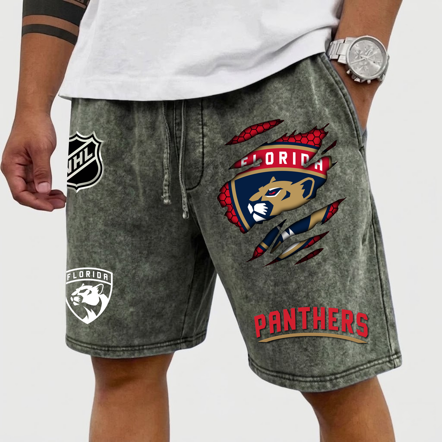 PREMIUM NHL X FP WASH SHORTS FOR SUMMER HOLIDAY NDT VHM  070426