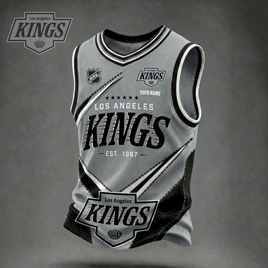 PREMIUM NHL X LAK Game Day V-Neck Tank Top Custome Shirt NDT NHM 060626