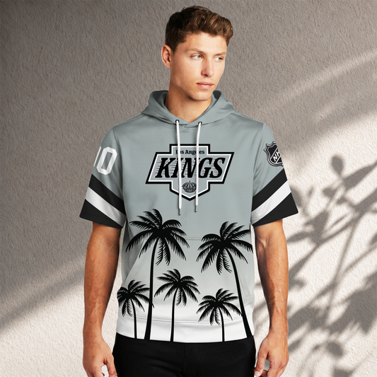 PREMIUM NHL X LAK Short Sleeve Hoodie T-Shirt FOR SUMMER HOLIDAY NDT VHM 160526
