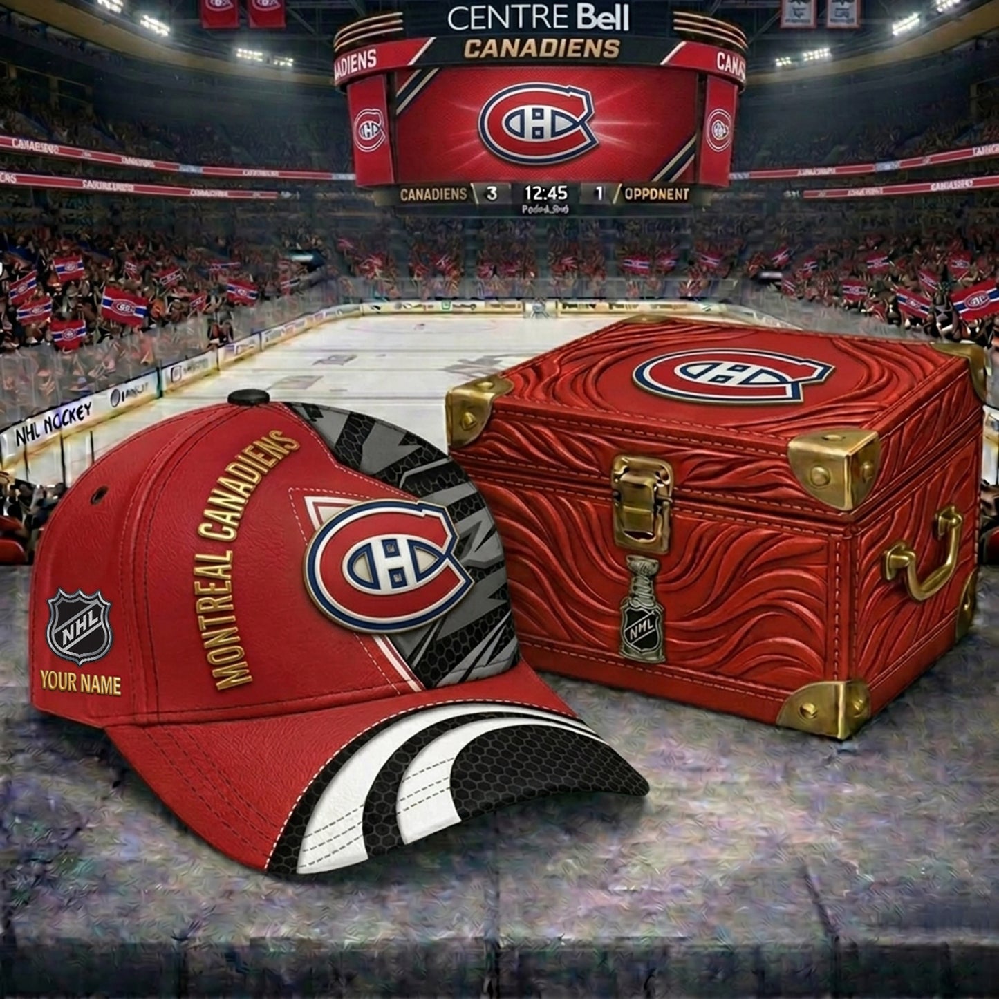 PREMIUM NHL X MC CRACK CUSTOM NAME V5 HAT NDT NHM 220426