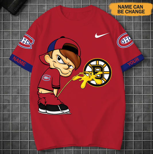 PREMIUM NHL X MC Funny Peeing Boy New Tshirt Custom Name NDT VHM 160426