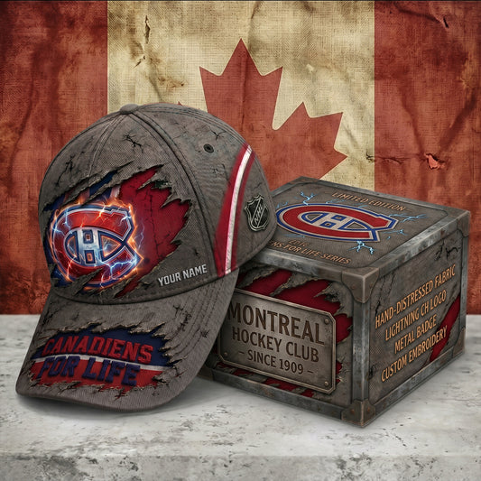 PREMIUM NHL X MC RETRO VINTAGE CUSTOM NAME HAT LIMIED EDITIONS NDT NTN 190526