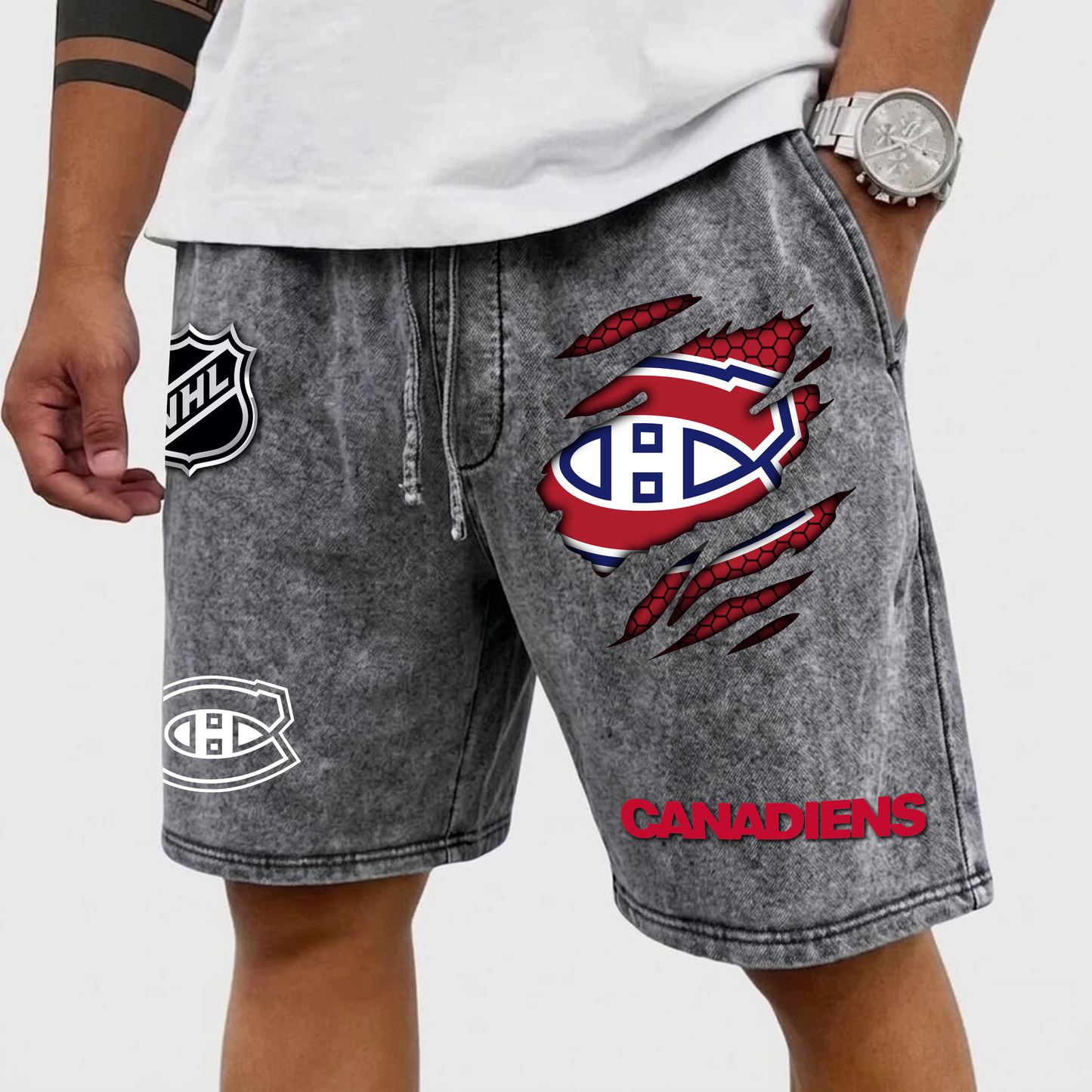 PREMIUM NHL X MC WASH SHORTS FOR SUMMER HOLIDAY NDT VHM  070426