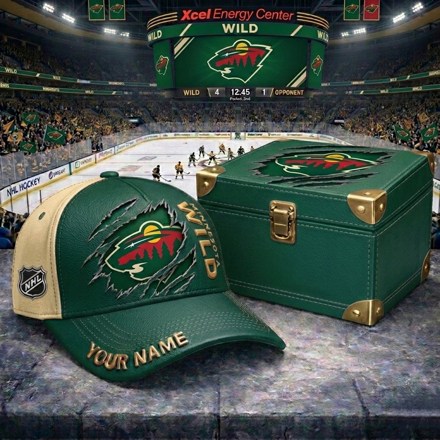 PREMIUM NHL X MW CRACK CUSTOM NAME HAT NDT NHM 160426