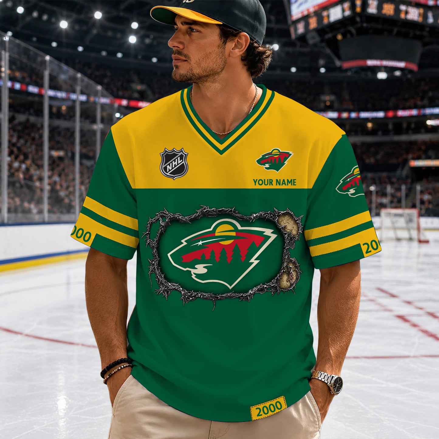 PREMIUM NHL X MW Streetwear V-neck Shirt Custom Gifts For Fan NDT NHM 290526