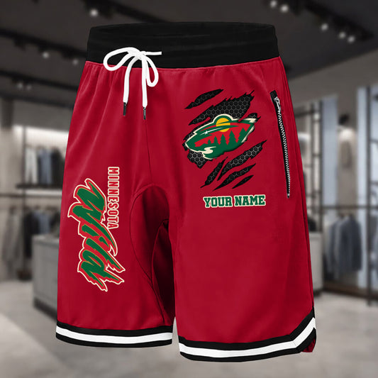 PREMIUM NHL X MW Summer Fitness Breathable Basketball Shorts NDT NHM 240426
