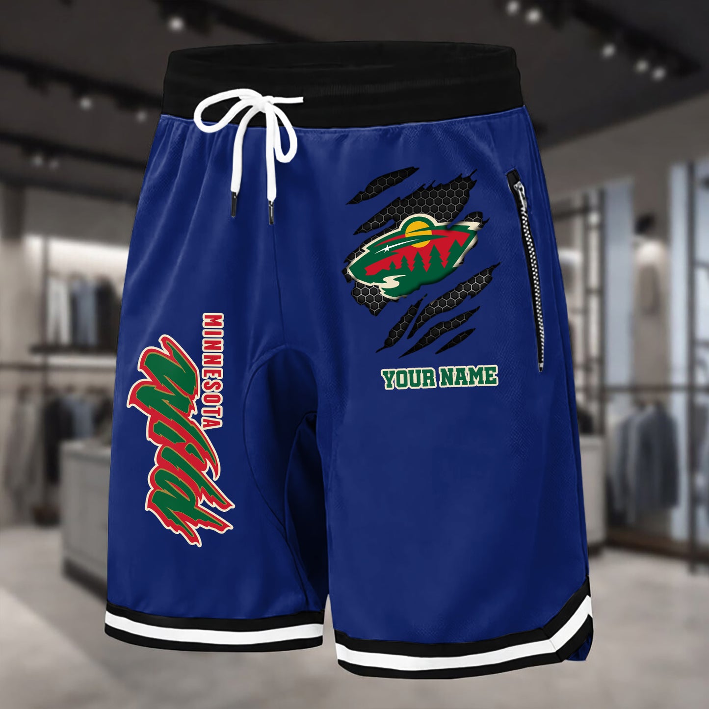 PREMIUM NHL X MW Summer Fitness Breathable Basketball Shorts NDT NHM 240426