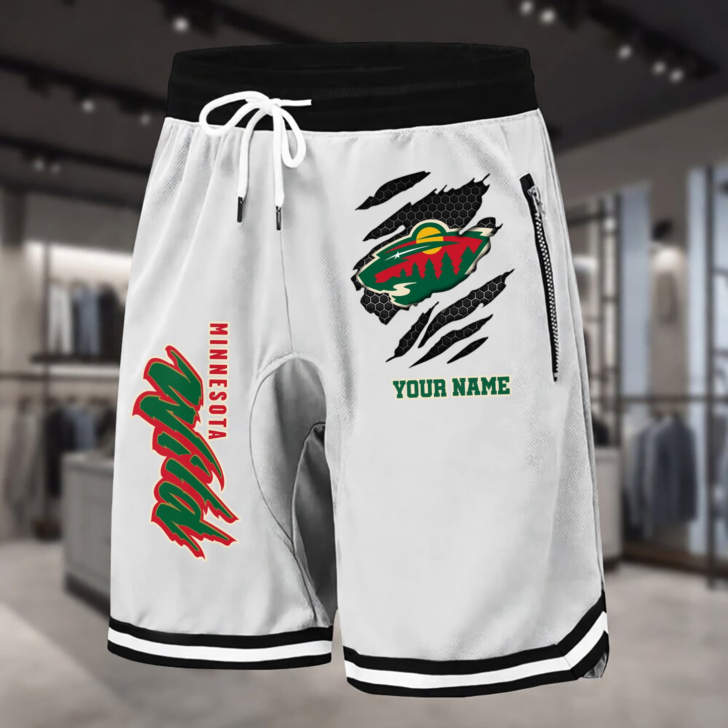 PREMIUM NHL X MW Summer Fitness Breathable Basketball Shorts NDT NHM 240426