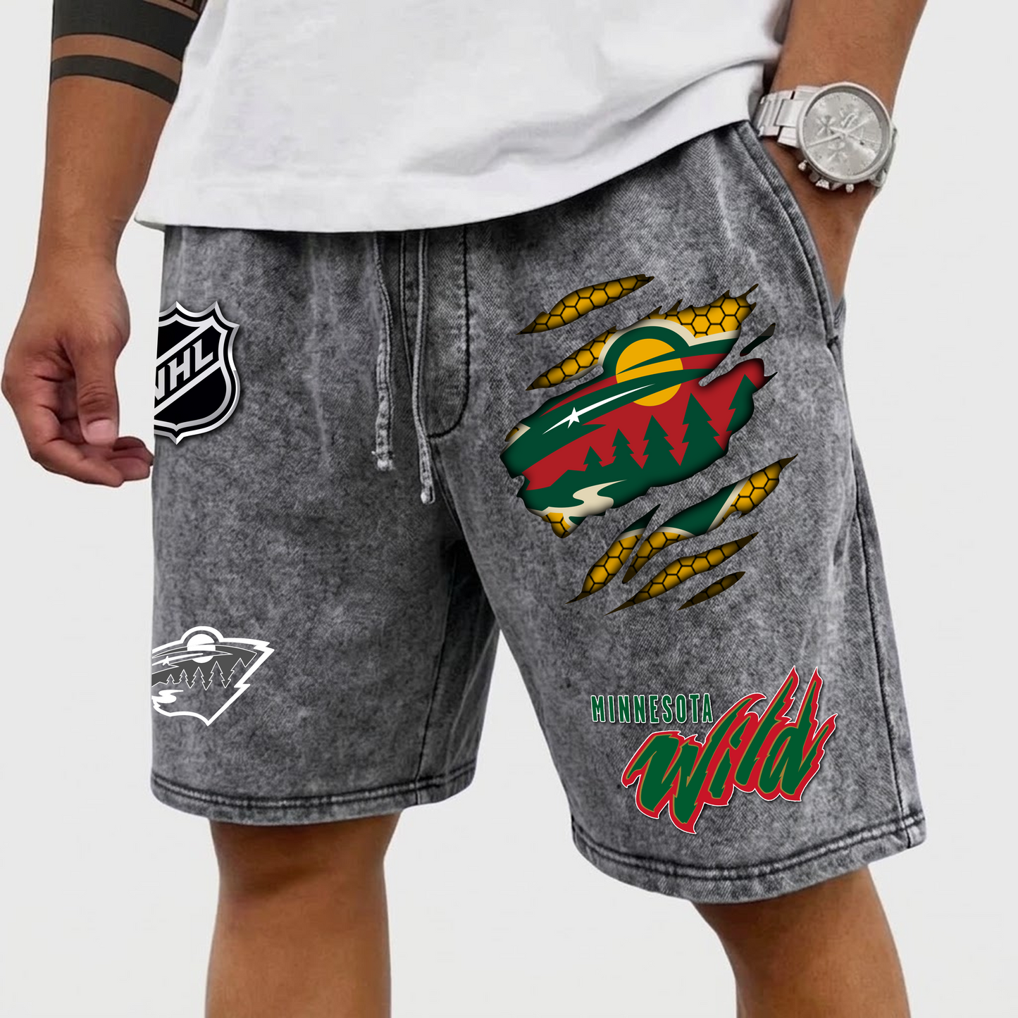 PREMIUM NHL X MW WASH SHORTS FOR SUMMER HOLIDAY NDT VHM  070426