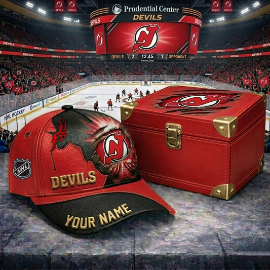 PREMIUM NHL X NJD JESUS CRACK CUSTOM NAME HAT V30 NDT NHM 140526