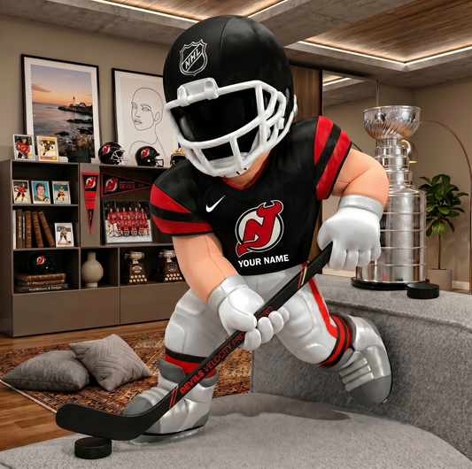 PREMIUM NHL X NJD Players Custom Shape Pillow Custom Name Gifts FOR FAN NDT VHM 280526