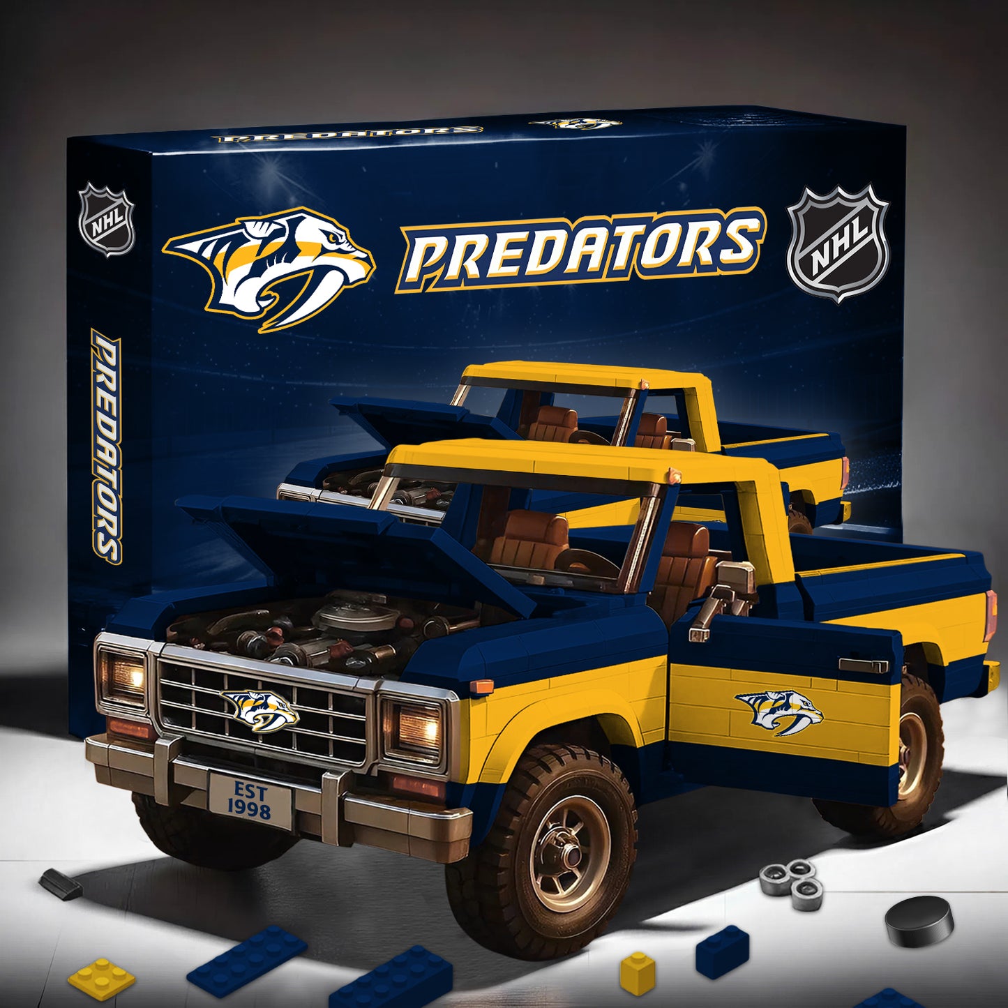 PREMIUM NHL X NP Elite Craft Ford F150 3D Build Your Own Toy NDT NHM 180426