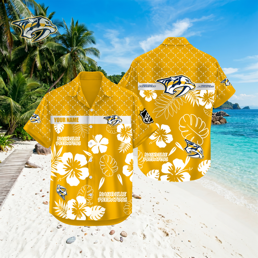 PREMIUM NHL X NP Hawaiian Shirt Custom Name For Summer Holiday NDT VHM 270426