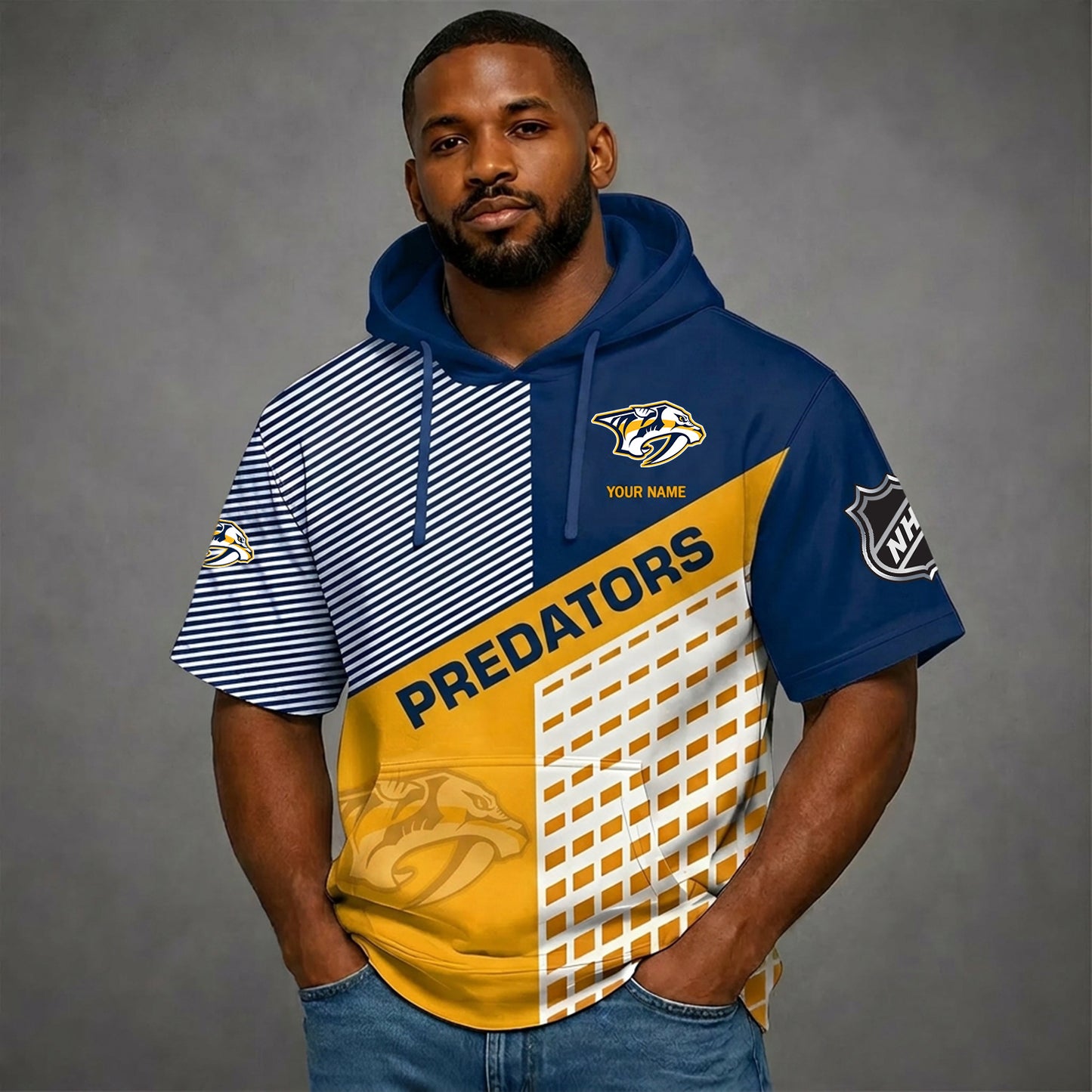 PREMIUM NHL X NP Short Sleeve Hoodie SHIRT FOR SUMMER HOLIDAY V3 NDT NHM 180526