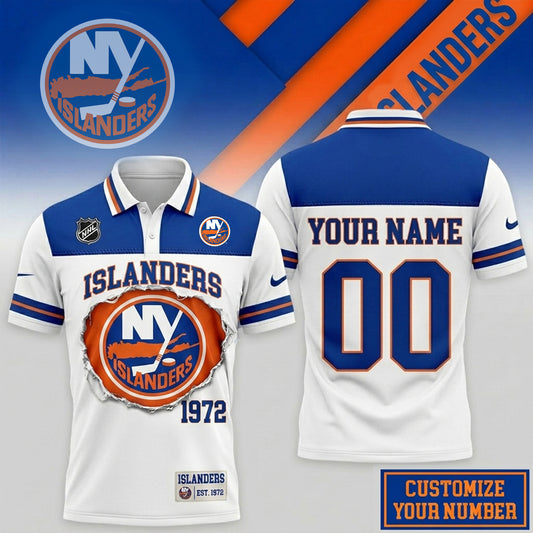 PREMIUM NHL X NYI CLASSIC POLO SHIRT LIMITED EDITIONS NDT NHM 010626