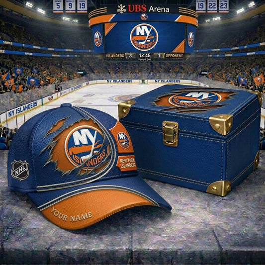 PREMIUM NHL X NYI CRACK CUSTOM NAME HAT V300 NDT NHM 150526
