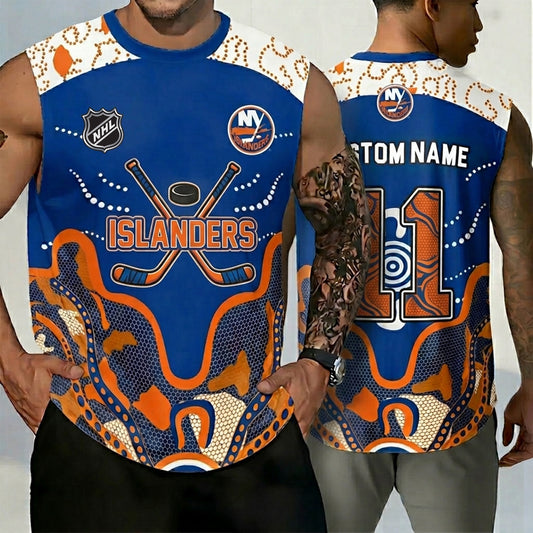 PREMIUM NHL X NYI Personalized Tank Top Limited Editions NDT NHM 160526