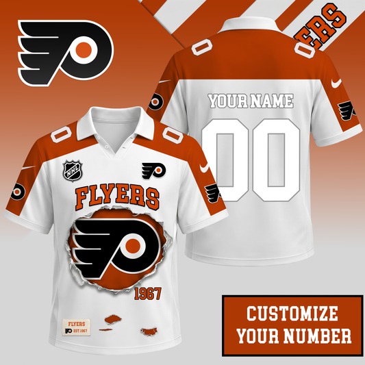 PREMIUM NHL X PF Streetwear Polo Shirt Custom Gifts For Fan NDT VHM 010626