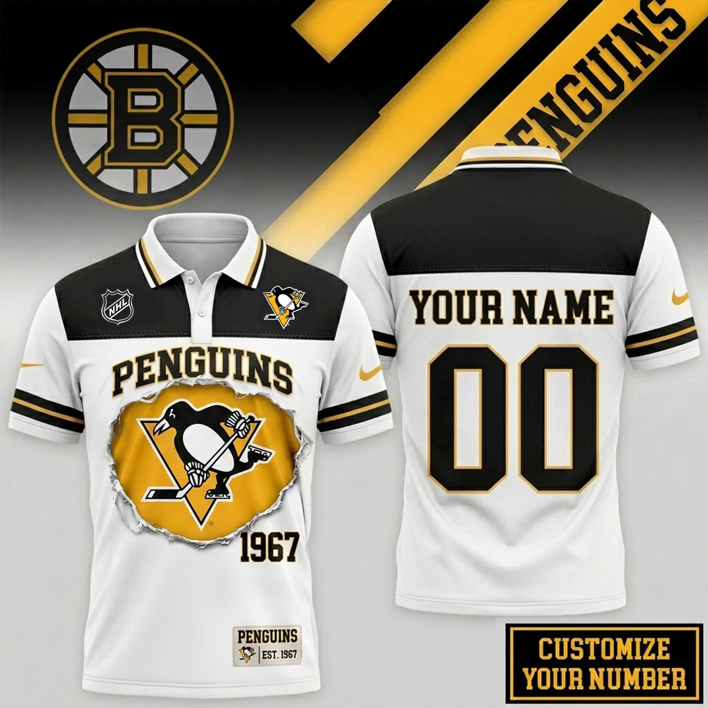 PREMIUM NHL X PP CLASSIC POLO SHIRT LIMITED EDITIONS NDT NHM 010626