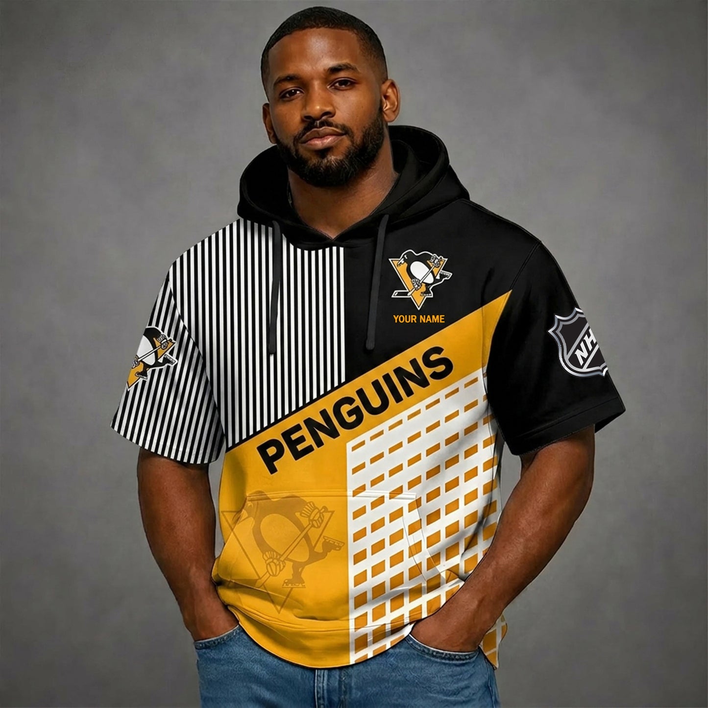PREMIUM NHL X PP Short Sleeve Hoodie SHIRT FOR SUMMER HOLIDAY V3 NDT NHM 180526