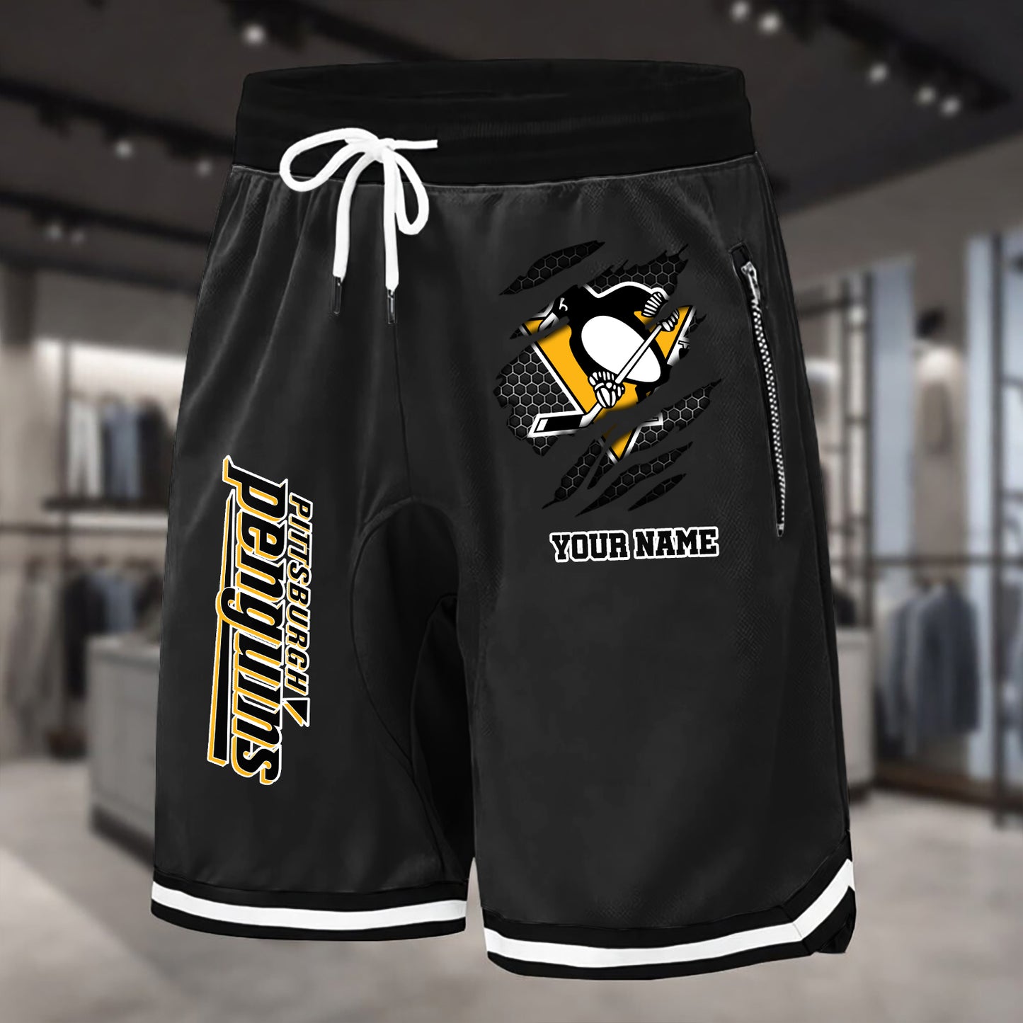 PREMIUM NHL X PP Summer Fitness Breathable Basketball Shorts NDT NHM 240426
