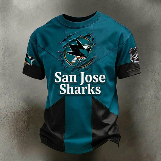 PREMIUM NHL X SJS CRACK SHIRT FOR SUMMER HOLIDAY NDT NHM 080526