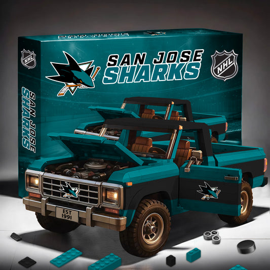 PREMIUM NHL X SJS Elite Craft Ford F150 3D Build Your Own Toy NDT NHM 180426