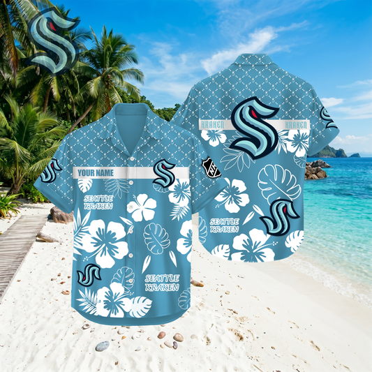 PREMIUM NHL X SK Hawaiian Shirt Custom Name For Summer Holiday NDT VHM 270426