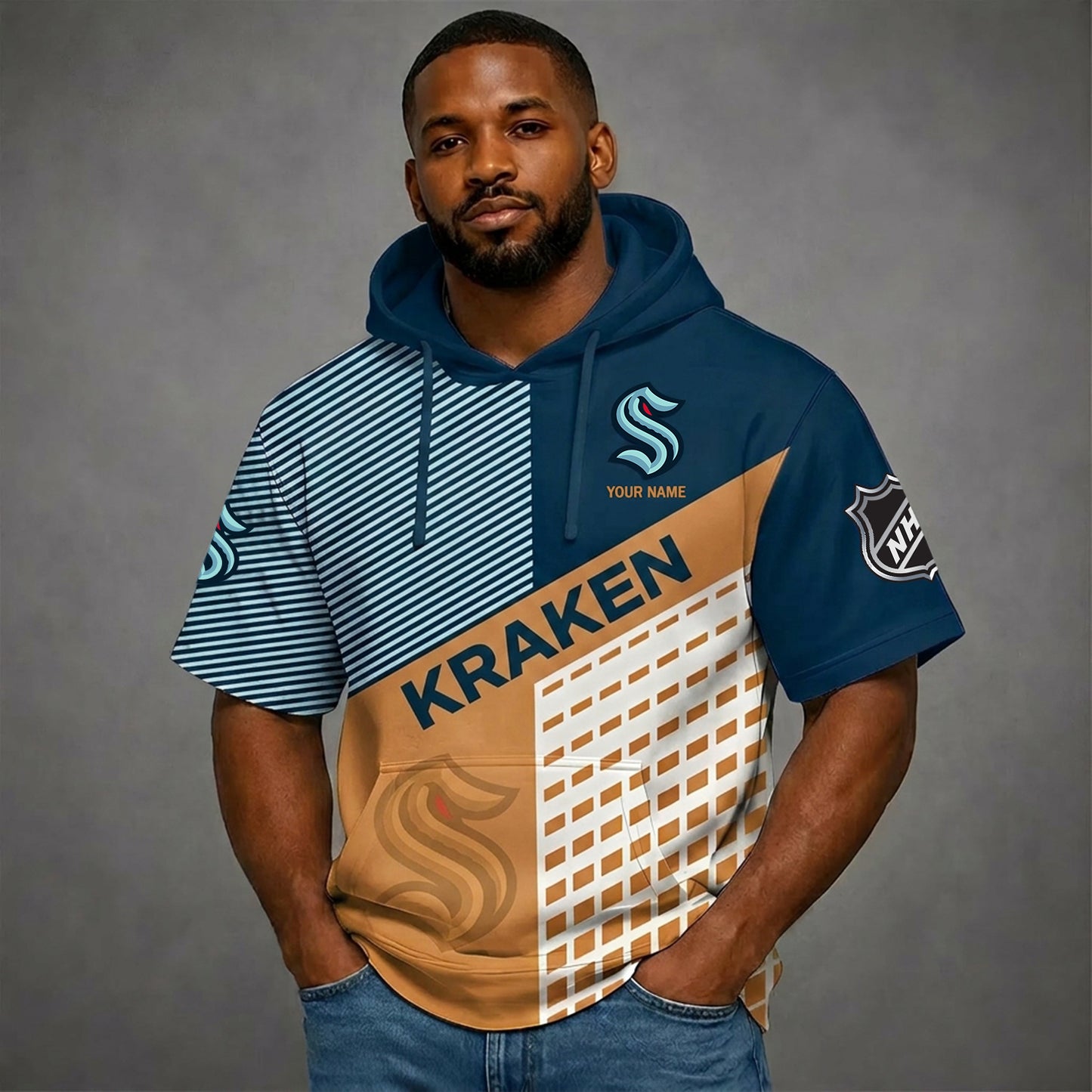 PREMIUM NHL X SK Short Sleeve Hoodie SHIRT FOR SUMMER HOLIDAY V3 NDT NHM 180526