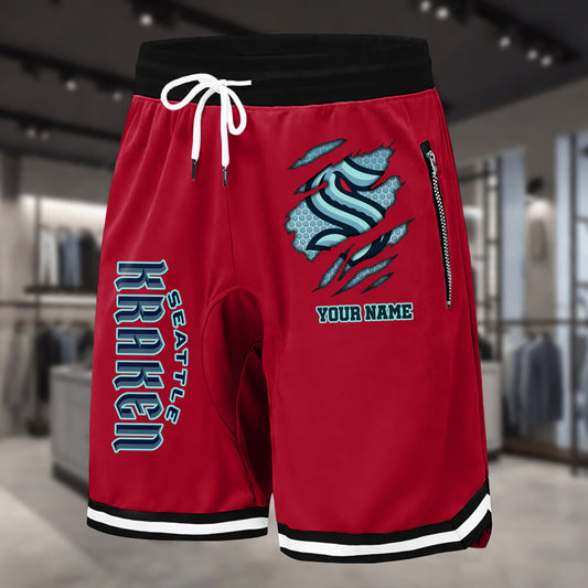 PREMIUM NHL X SK Summer Fitness Breathable Basketball Shorts NDT NHM 240426