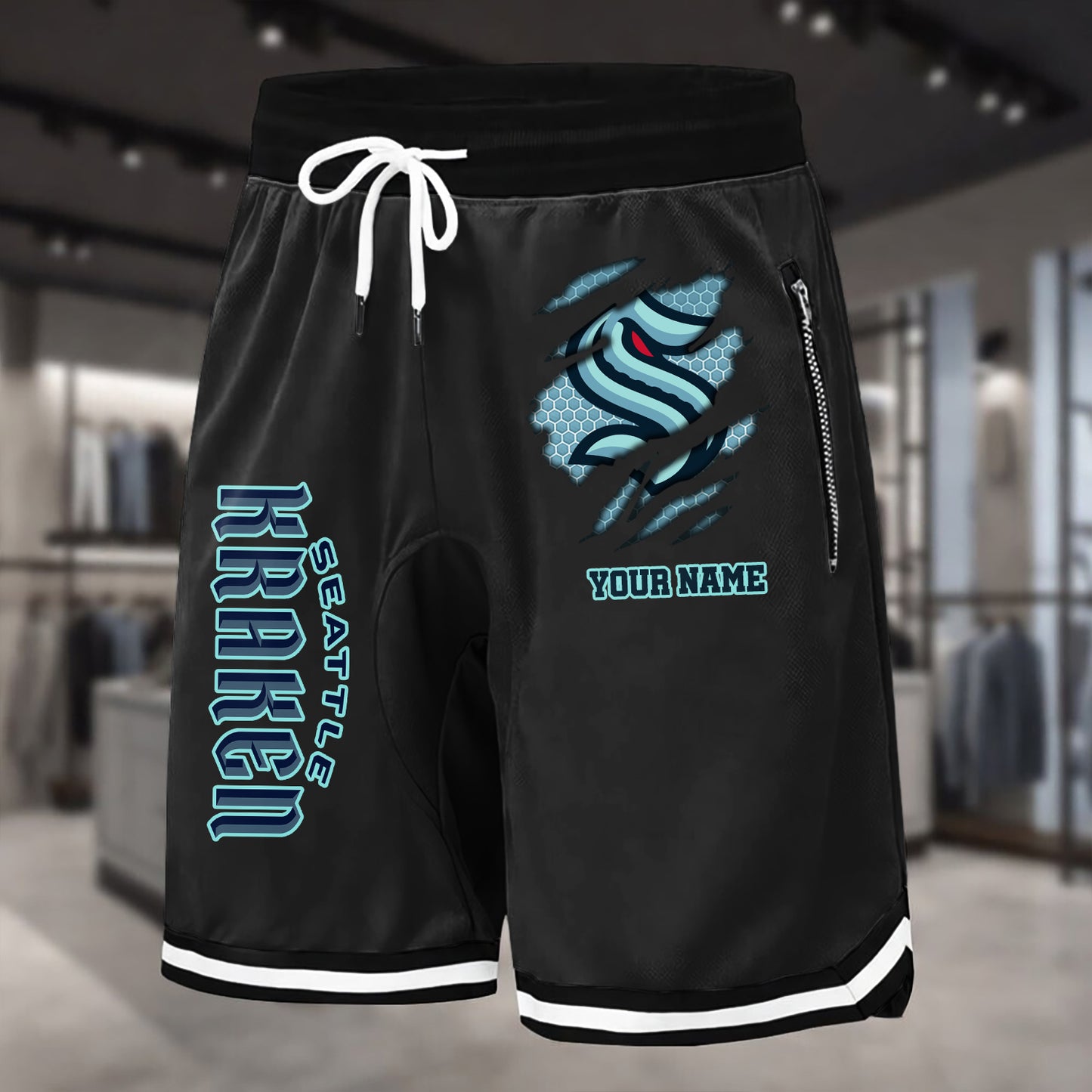PREMIUM NHL X SK Summer Fitness Breathable Basketball Shorts NDT NHM 240426
