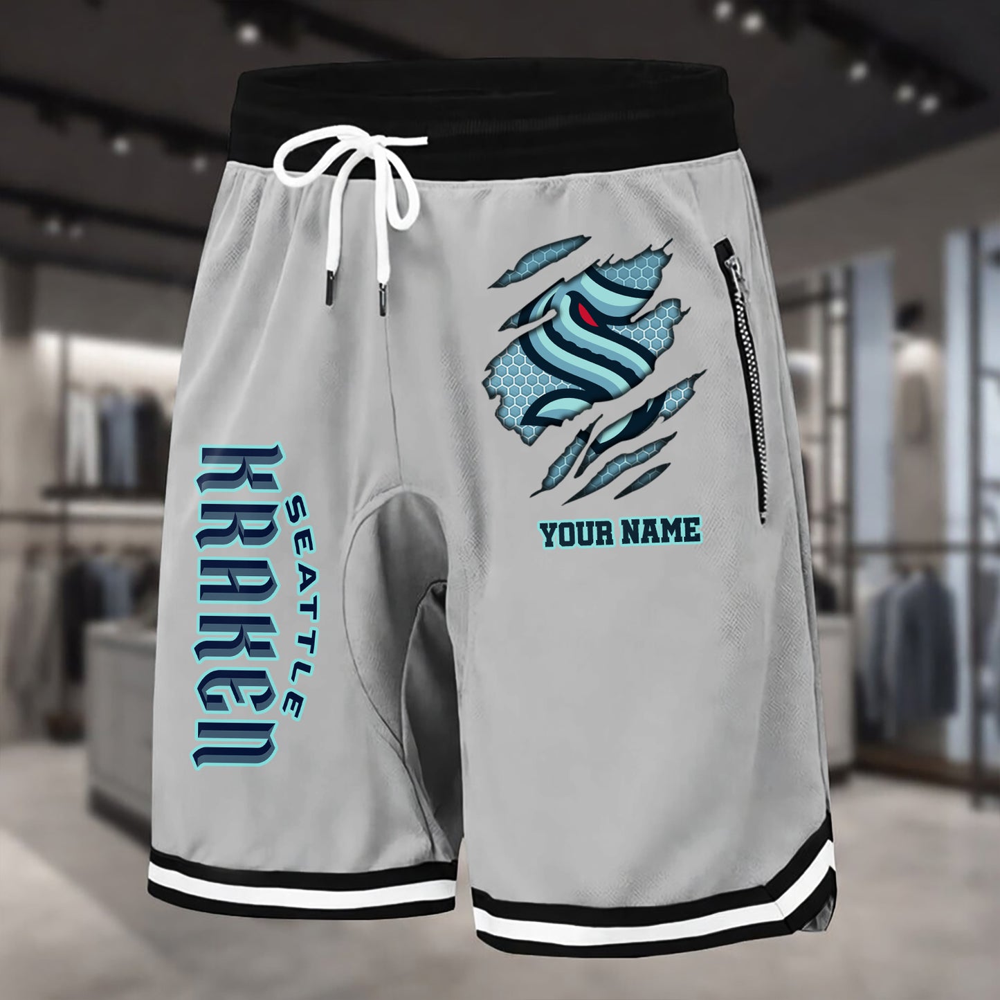 PREMIUM NHL X SK Summer Fitness Breathable Basketball Shorts NDT NHM 240426