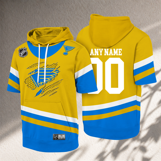 PREMIUM NHL X SLB CRACK Short Sleeve Hoodie SHIRT NDT VHM 150526