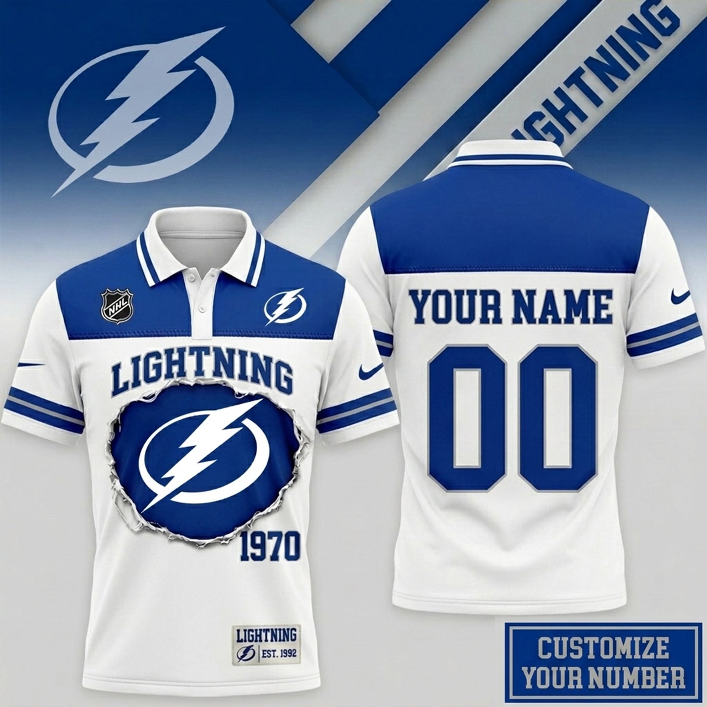 PREMIUM NHL X TBL CLASSIC POLO SHIRT LIMITED EDITIONS NDT NHM 010626