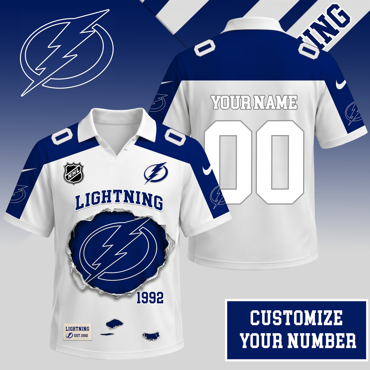 PREMIUM NHL X TBL Streetwear Polo Shirt Custom Gifts For Fan NDT VHM 010626