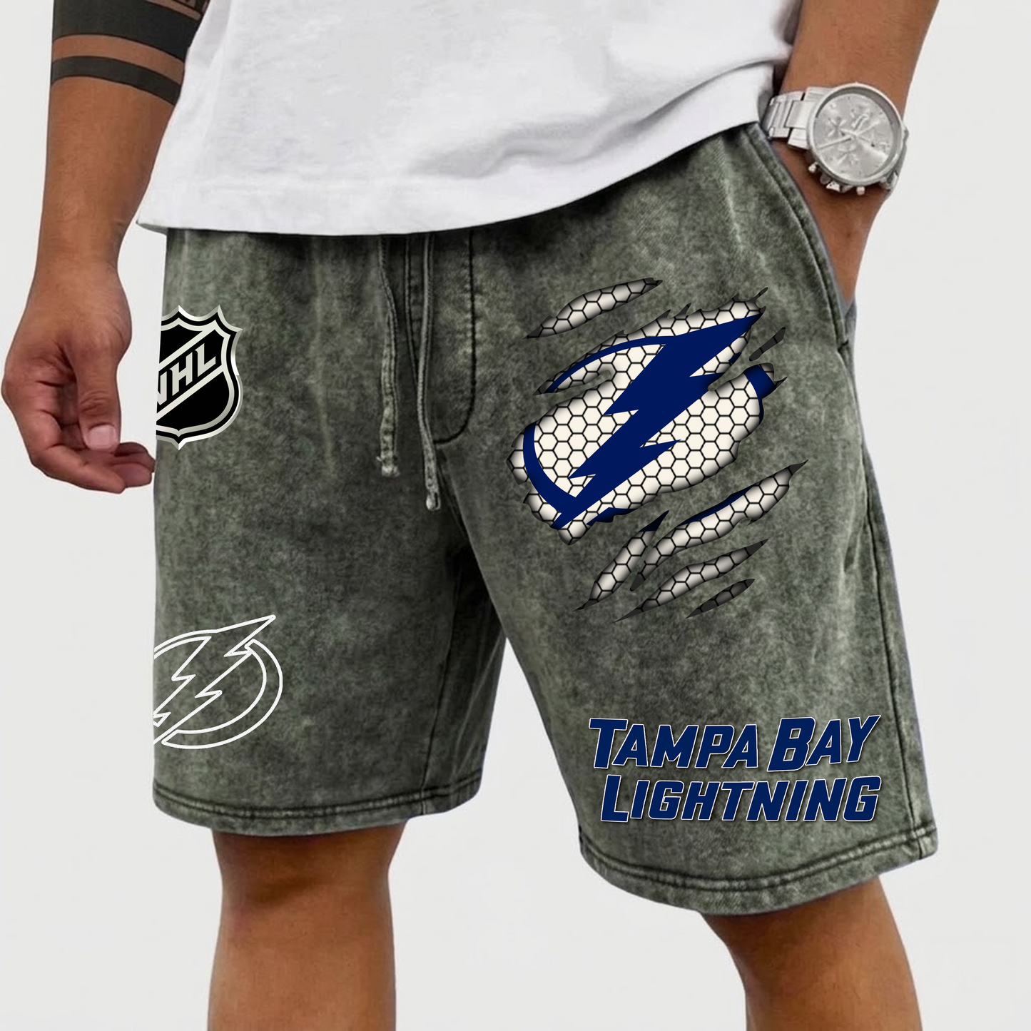 PREMIUM NHL X TBL WASH SHORTS FOR SUMMER HOLIDAY NDT VHM  070426