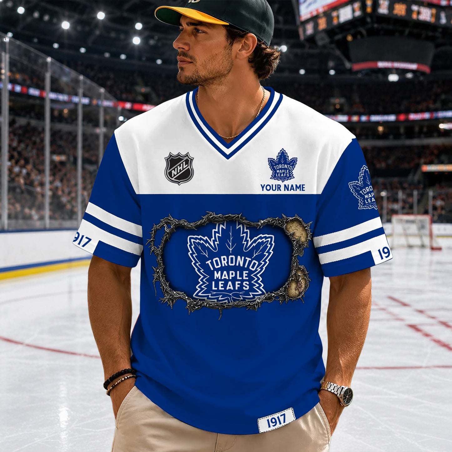PREMIUM NHL X TML Streetwear V-neck Shirt Custom Gifts For Fan NDT NHM 290526
