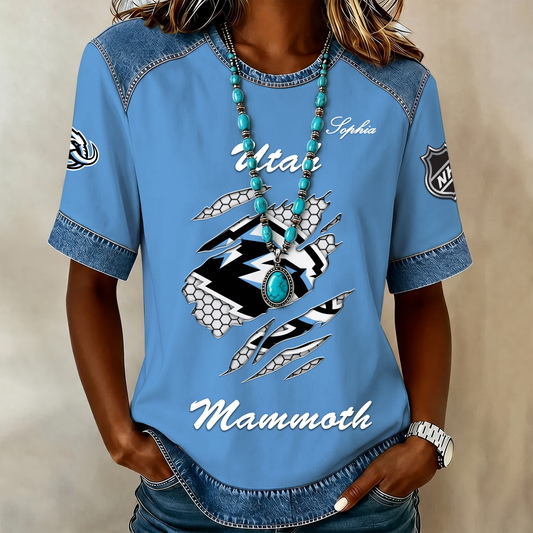 PREMIUM NHL X UM Women Retro T Shirt Custom Name Limited Edition NDT VHM 190526
