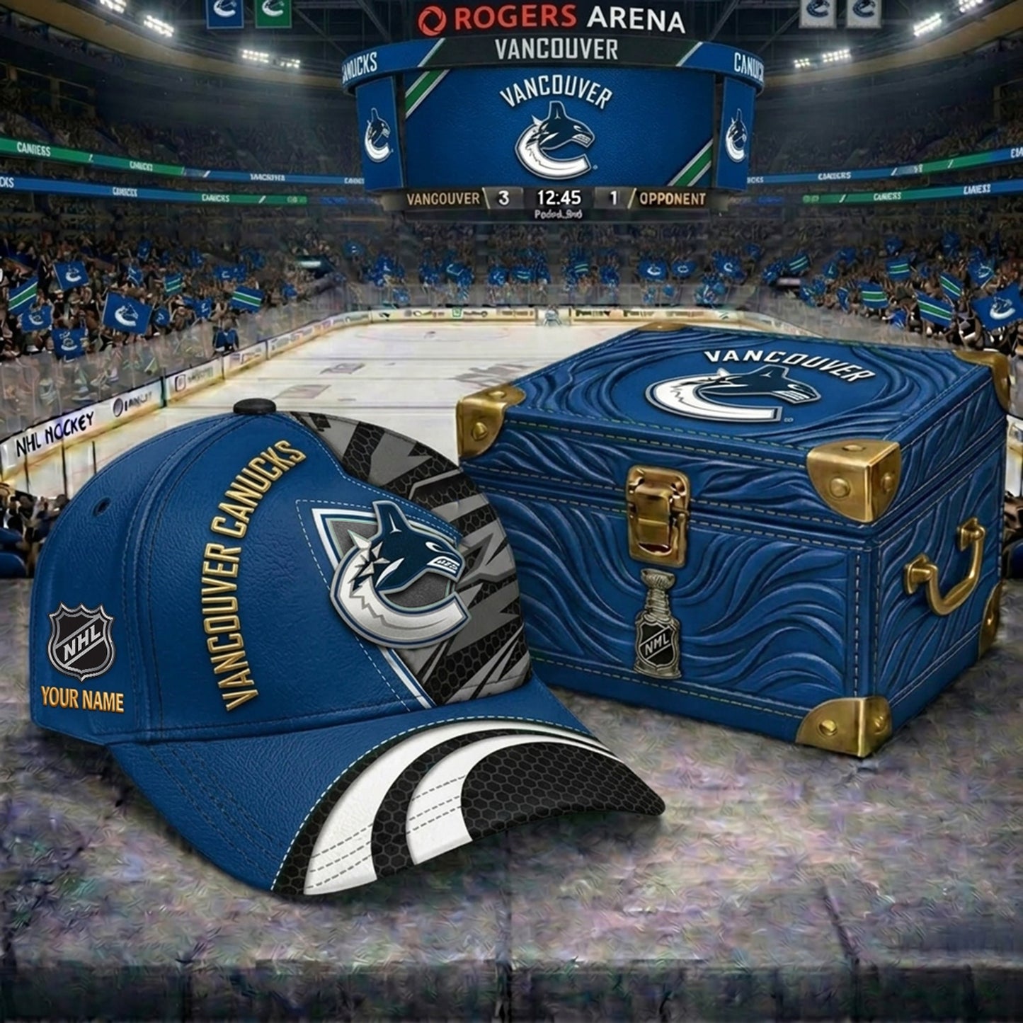 PREMIUM NHL X VC CRACK CUSTOM NAME V5 HAT NDT NHM 220426