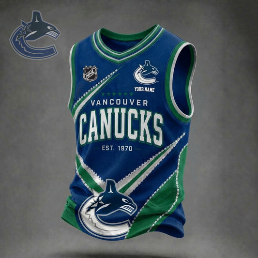 PREMIUM NHL X VC Game Day V-Neck Tank Top Custome Shirt NDT NHM 060626