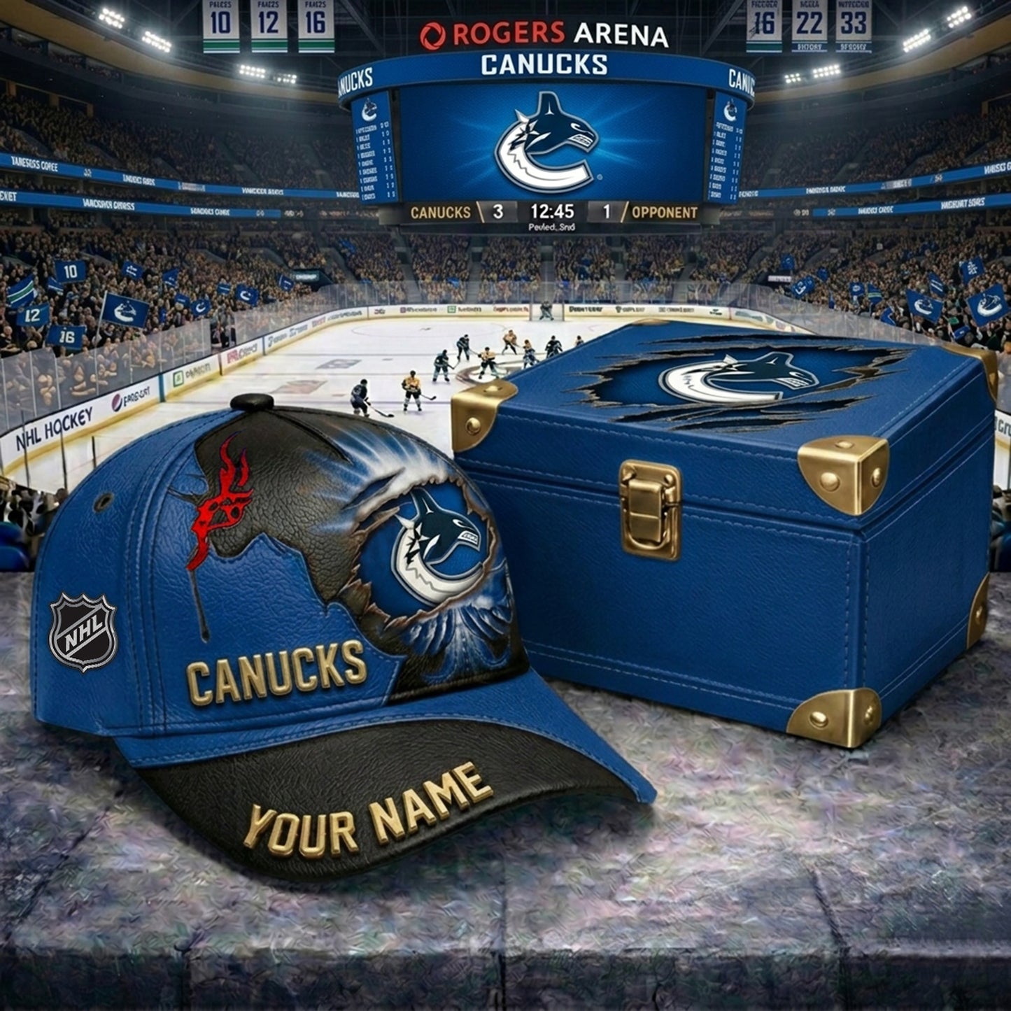 PREMIUM NHL X VC JESUS CRACK CUSTOM NAME HAT V30 NDT NHM 140526