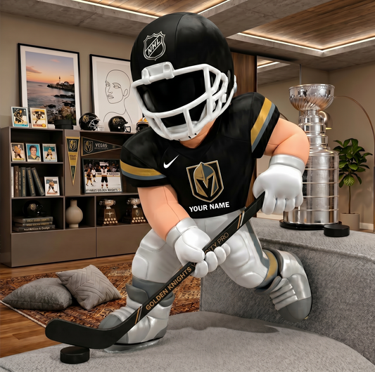 PREMIUM NHL X VGK Players Custom Shape Pillow Custom Name Gifts FOR FAN NDT VHM 280526