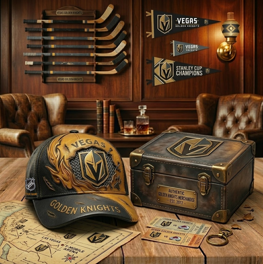 PREMIUM NHL X VGK VINTAGE CUSTOME NAME HAT NDT VHM 180426