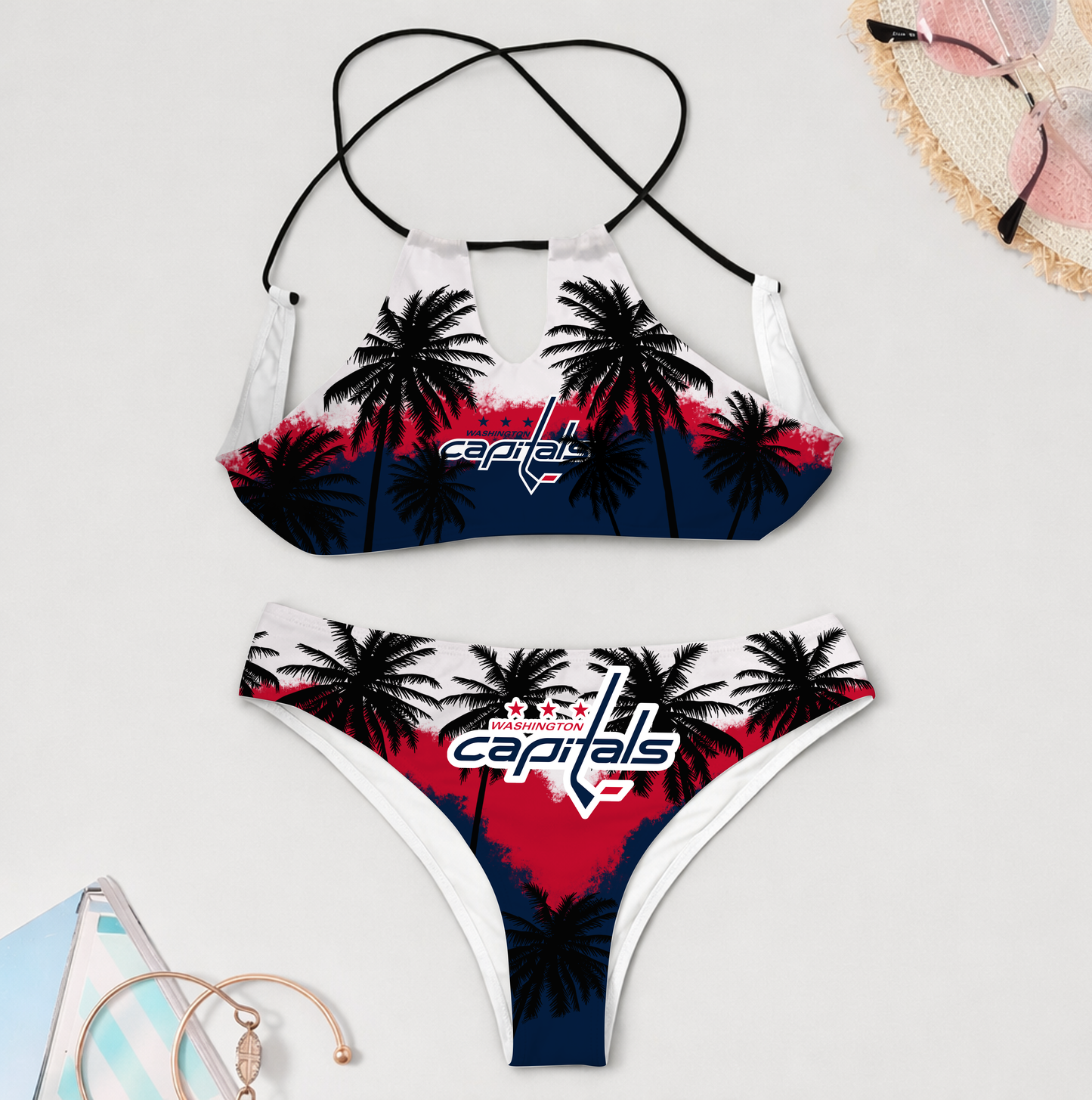 PREMIUM NHL X WC 3D Women Cami Swimsuit Women Bikini For Summer HOLIDAY