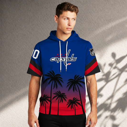 PREMIUM NHL X WC Short Sleeve Hoodie T-Shirt FOR SUMMER HOLIDAY NDT VHM 160526