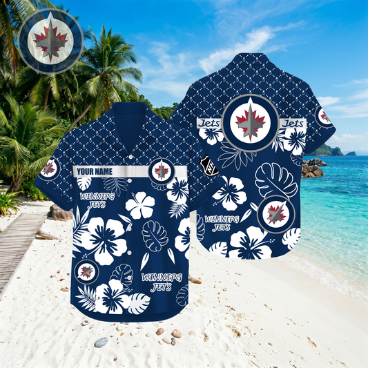 PREMIUM NHL X WJ Hawaiian Shirt Custom Name For Summer Holiday NDT VHM 270426