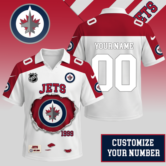 PREMIUM NHL X WJ Streetwear Polo Shirt Custom Gifts For Fan NDT VHM 010626